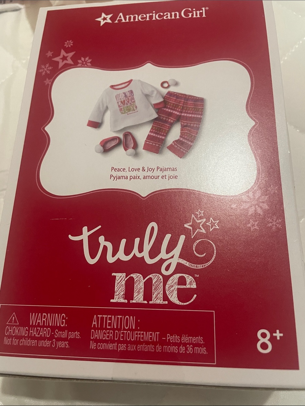 NEW NEVER OPENED🌺🌺 AMERCIAN Girl Holiday Pajama Set with Patterned Leggin